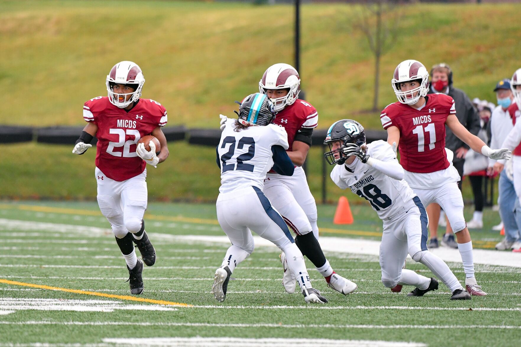 11/14/2020 - Football - C4 D3 championship - St. Dominic at MICDS